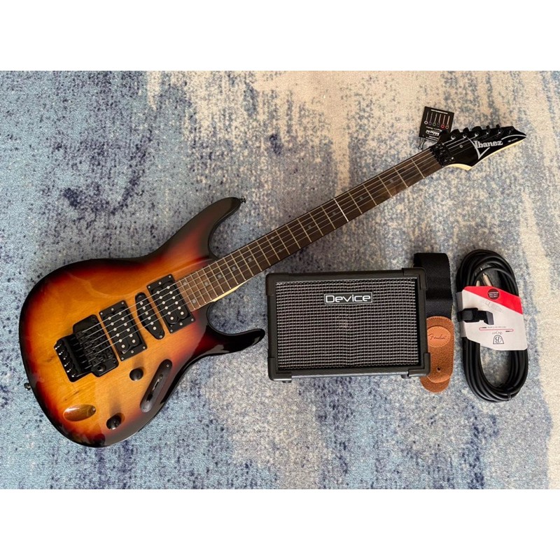Paket Gitar Ibanez S Series Warna Sunbrus