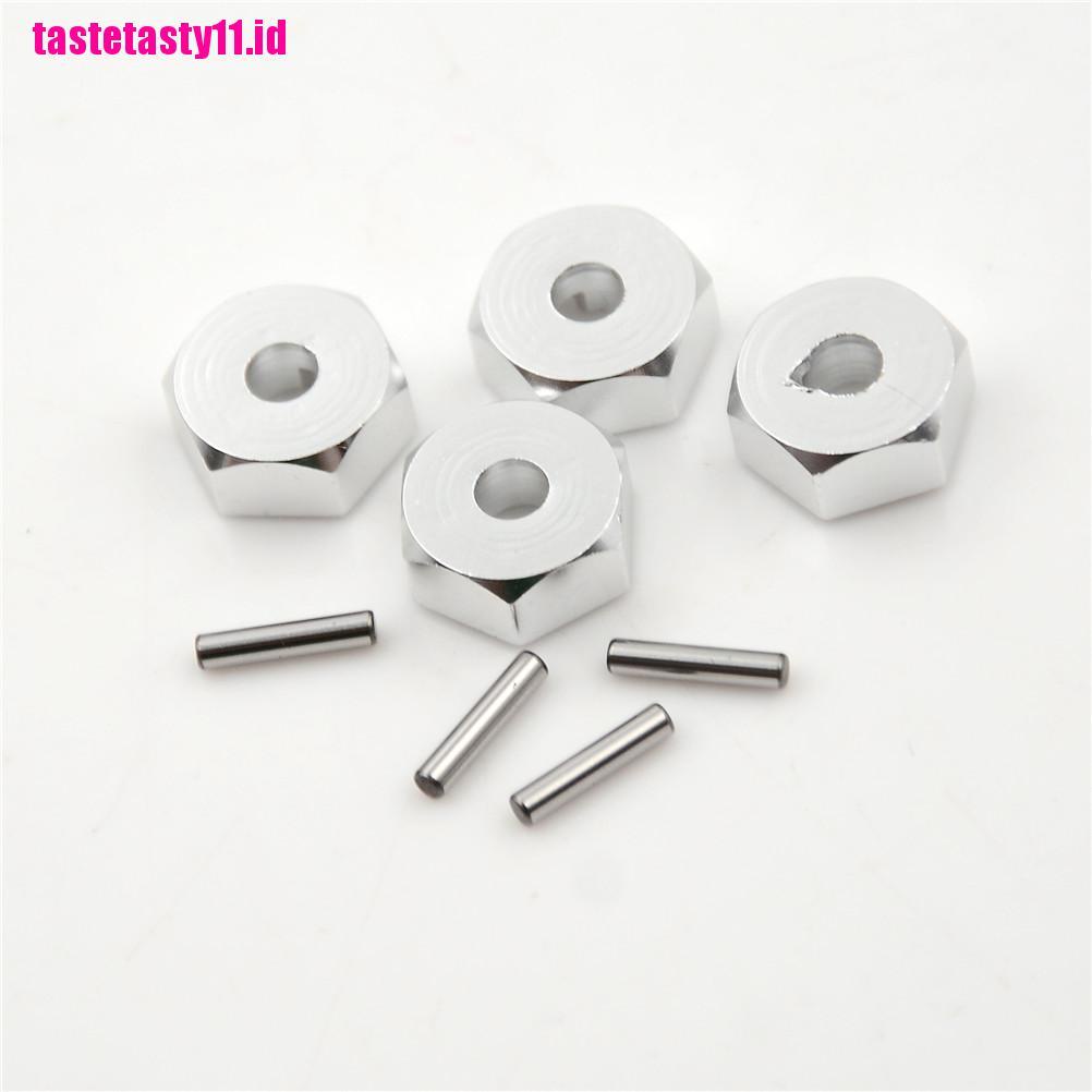 【TTID】RC 1:10 5MM Thickness 12mm Wheel HEX 5.0 Hubs Drive Adaptor Pins &amp; Screws