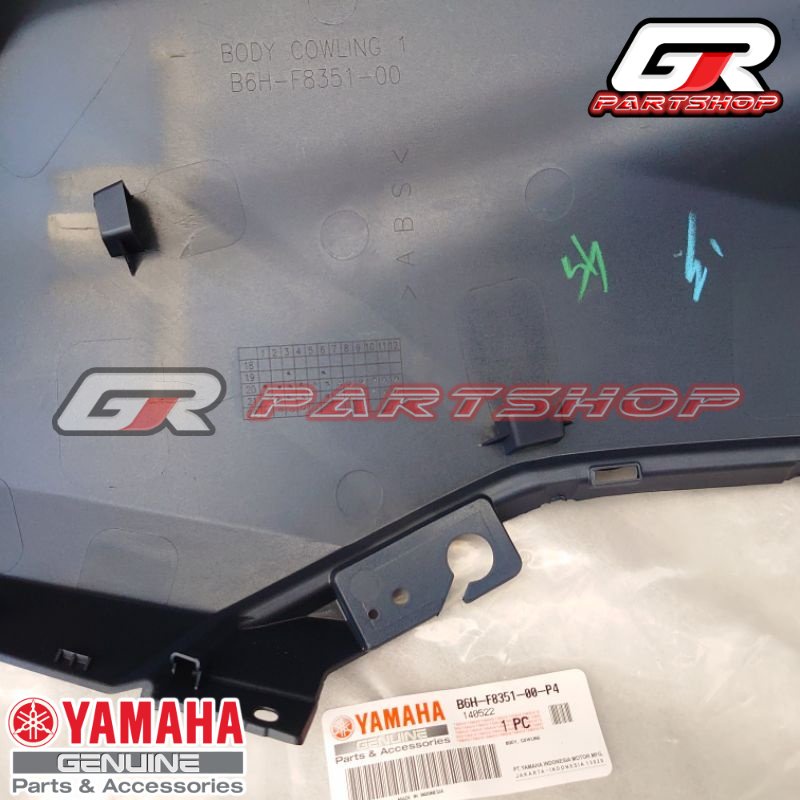 KANAN KIRI DI VARIAN | BODY COWLING BIRU DOFF B6H-P4 NEW NMAX ORIGINAL YAMAHA SAYAP COVER LAMPU DEPAN PIPI ORI YGP ALL NEW NMAX CONNECTED CONECTED