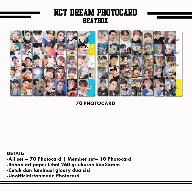 NCT DREAM BEATBOX PHOTOCARD