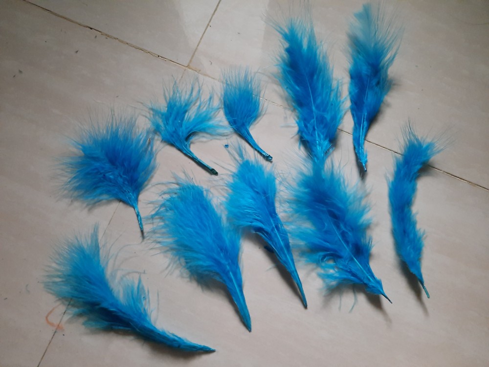 Bulu Single Marabou - Bulu Marabou - Bulu Single Marabou Warna