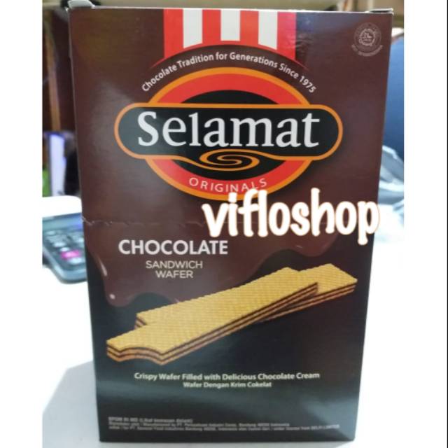 

Wafer Coklat Selamat / Wafer Selamat (20 x 18 gram)