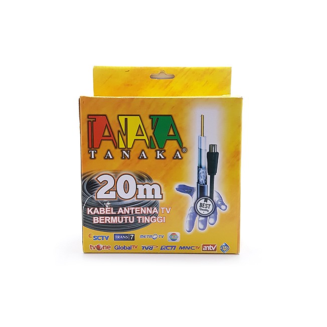 Kabel Antena Tv Tanaka Panjang Full 20 Meter Kabel Antena Tv Rg 6