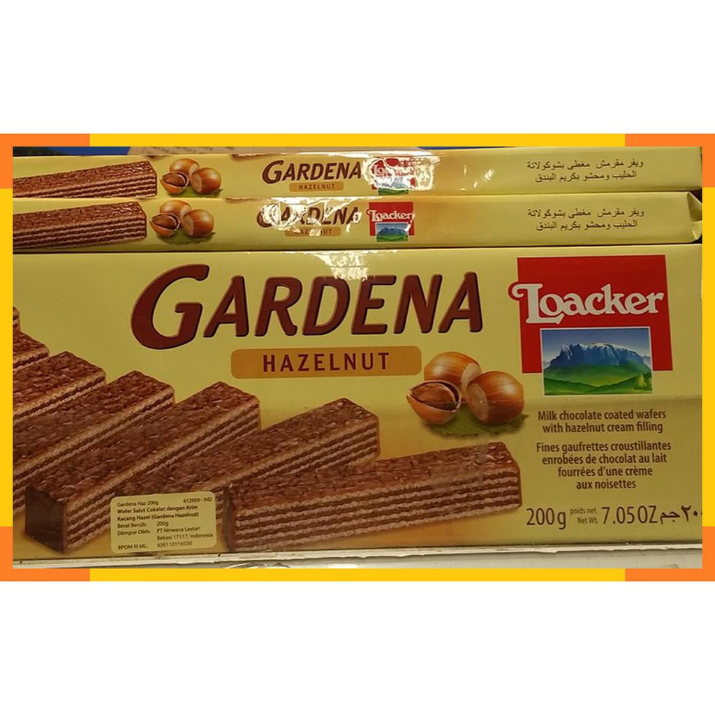 

Loacker | Gardena | Hazelnut | 200 gram | product of italy