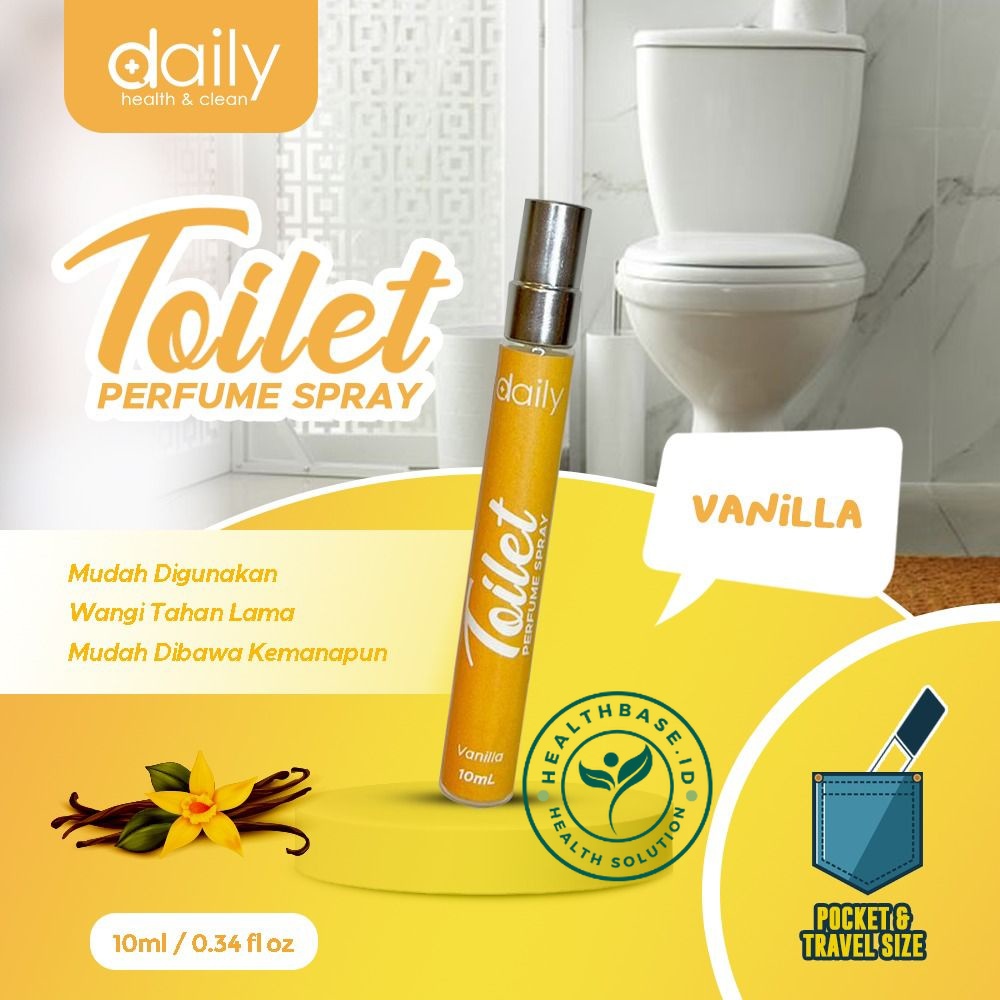 PARFUM TOILET DAILY TOILET PERFUME SPRAY PENGHARUM TOILET MENGHILANGKAN BAU TIDAK SEDAP