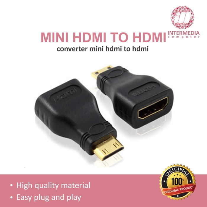 Connector mini HDMI to HDMI/Converter Mini HDMI to HDMI