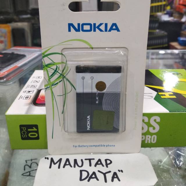 Baterai Nokia 6300 (BL-4C) Original 95% Li-Ion Battery