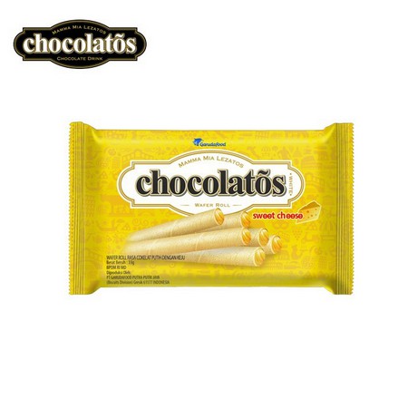 

Chocolatos Dark Chocolate / Sweet Cheese Kemasan 10 bks x 27 gr
