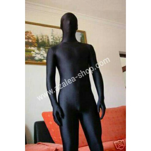 Full Bodysuit Zentai - hitam