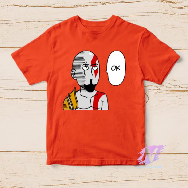 kaos anak one punchman godofwar