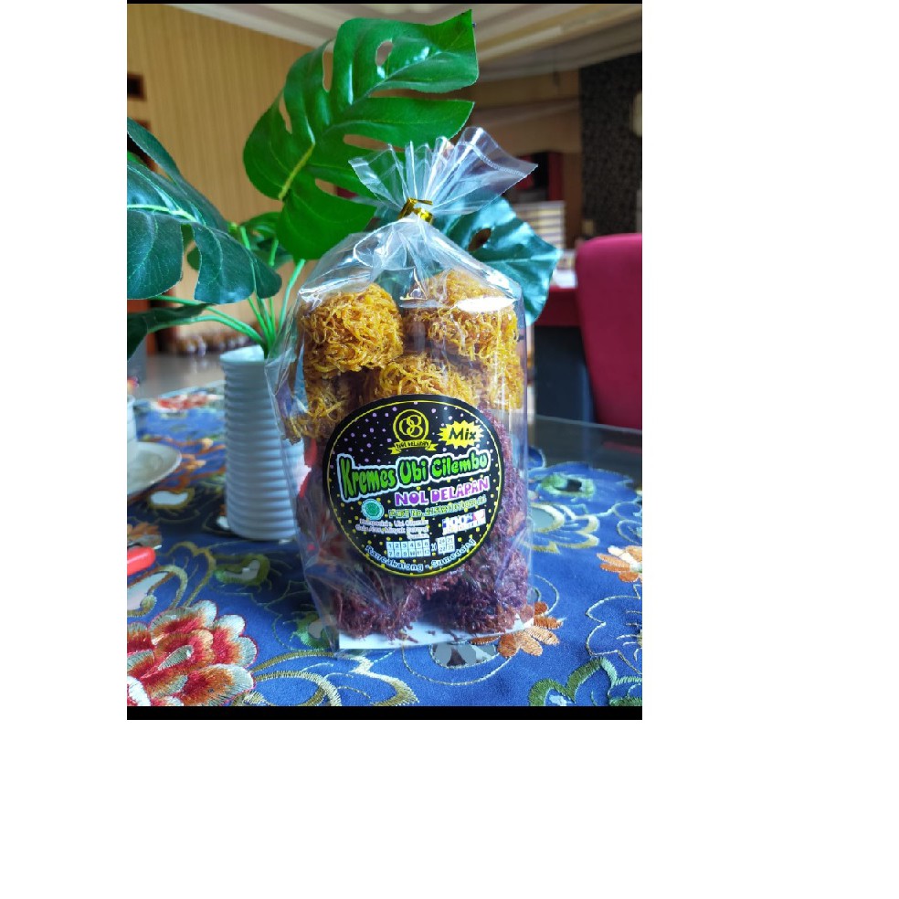 KREMES UBI CILEMBU MIX NOL DELAPAN ISI 20pc (FREE BUBBLE WRAP)