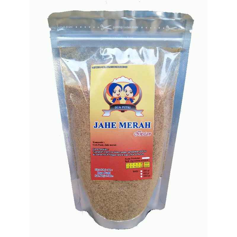 

Serbuk Jahe Merah 500 gr