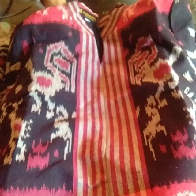 V Neck Tenun Sumba Fa211ah