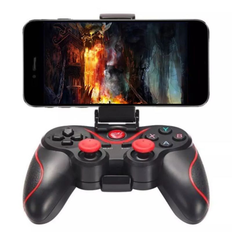 ORIGINAL X3 - Gamepad Stick Gaming Bluetooth Hp Android IOS PC Laptop - Game Pad Stik Game Wireless