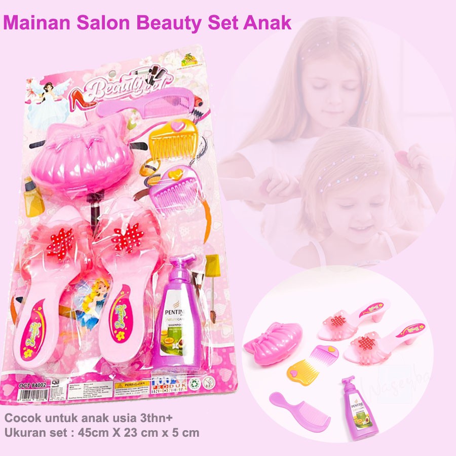 Beauty Set Mainan Salon Anak + Sepasang Sepatu Anak Perempuan Termurah