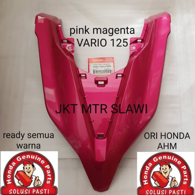 64301-K59-A70ZN cover front panel depan tameng depan vario 125 2018-2020 wrn pink magenta ori honda ahm