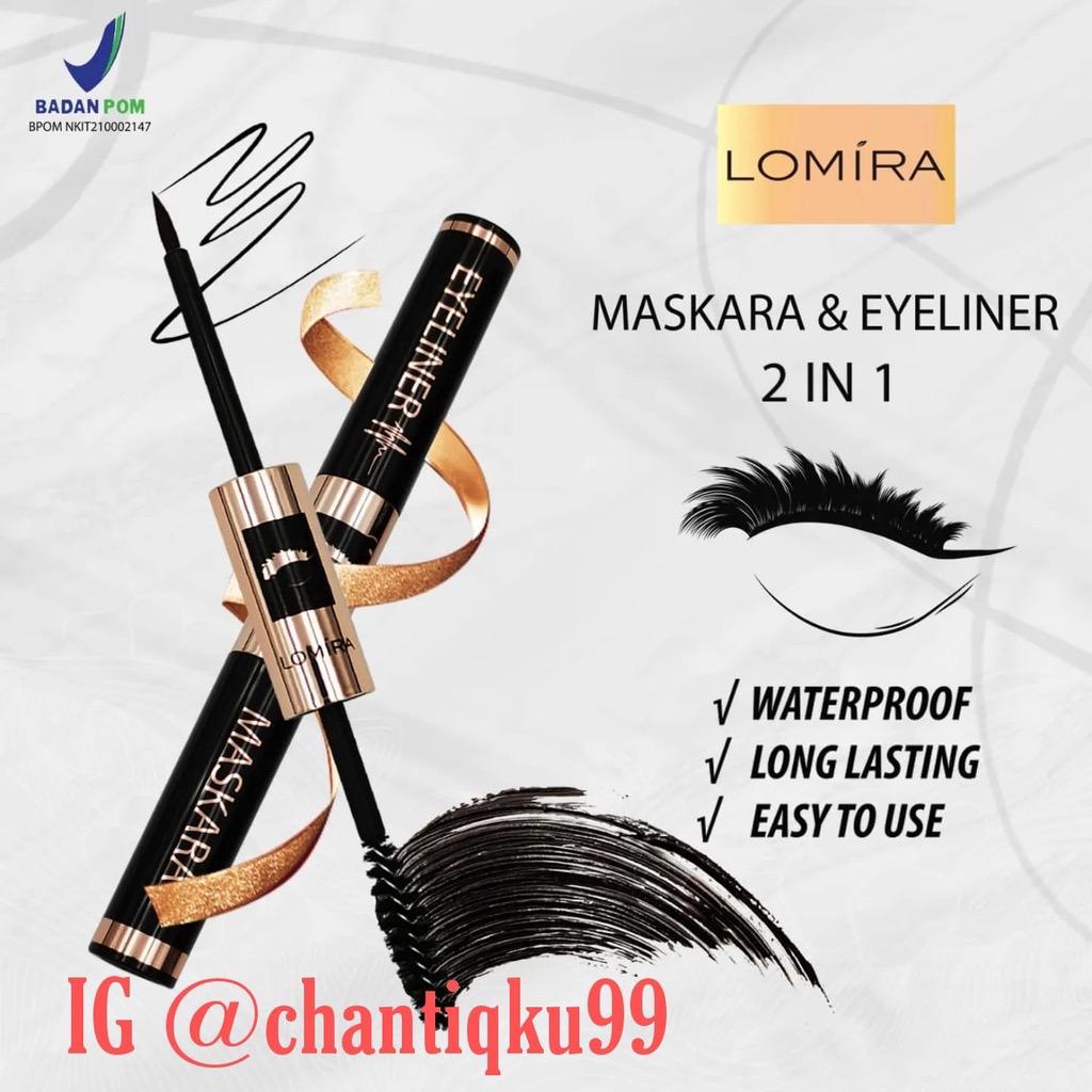 LOMIRA Maskara &amp; Eyeliner 2 IN 1