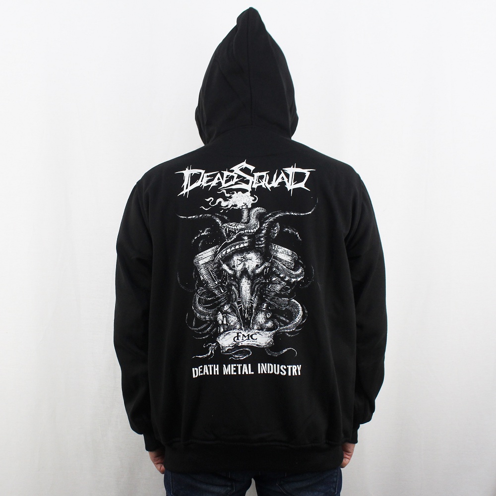 JAKET HOODIE MUSIK DEADSQUAD 06 M L XL XXL - JAKET DEADSQUAD HEAVY METAL - JAKET UNDERGROUND DEADSQUAD