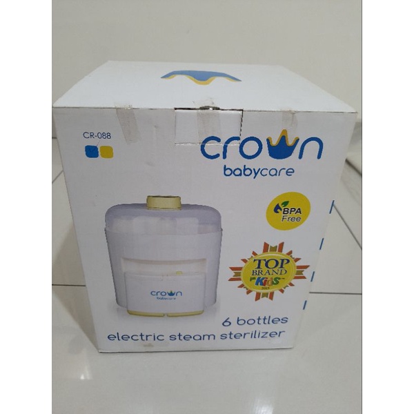 Jual Crown Babycare Bottle Electric Steam Sterilizer Steril Botol Cr Cr Prelove New