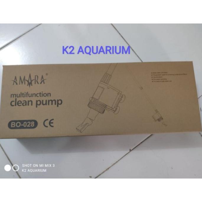 AMARA 028 pump undergravel SOBO kotoran aquarium BO dasar penyedot DIS ---Terbaru---