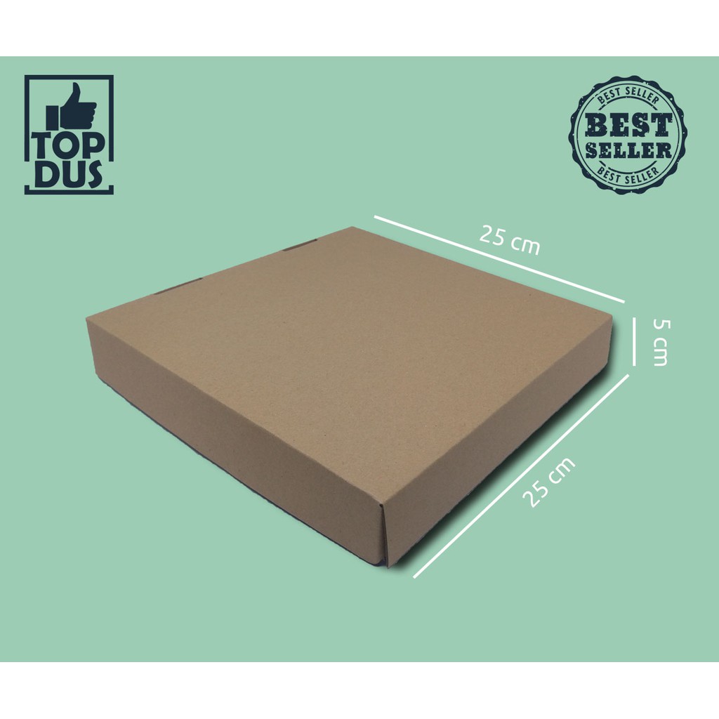 

Dus Die Cut Box 25x25x4cm Packing Murah Dus Pizza Packing Box 25x25x4cm