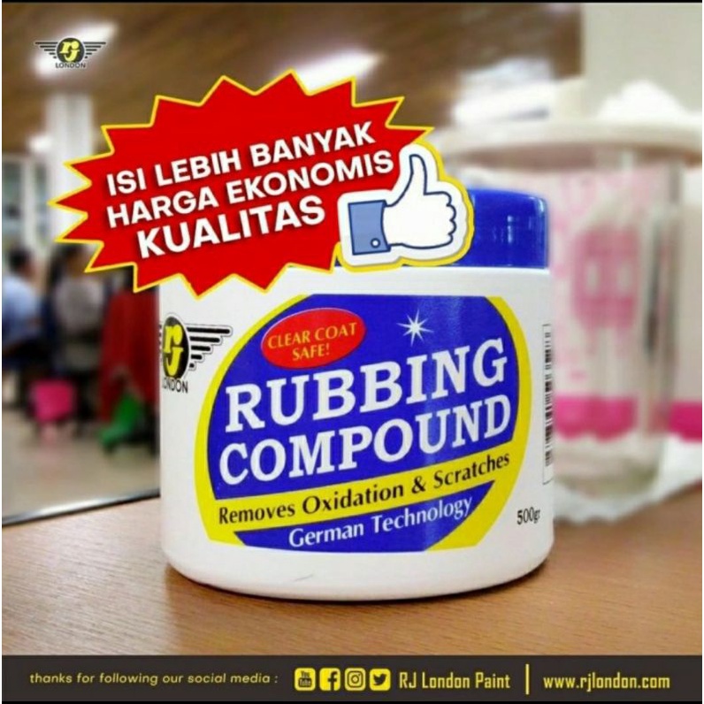 Kompon Kumpon Compound Rubbing Compound RJ London