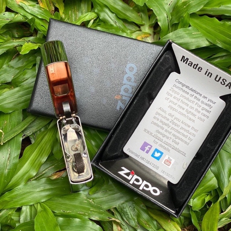 Korek zippo Premium Motif Silver