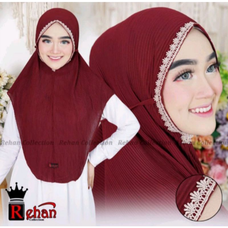 BERGO MARYAM PLISKET LIDI RENDA DIAMOND/BERGO MARYAM PLISKET RENDA