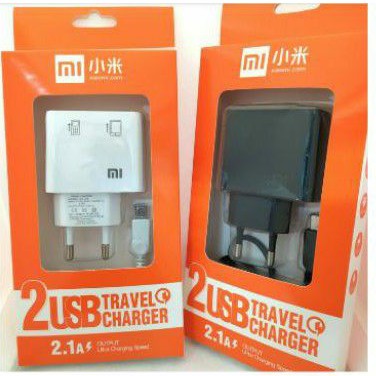 charger xiaomi fast charging 2 ampere 2 usb colokan type c