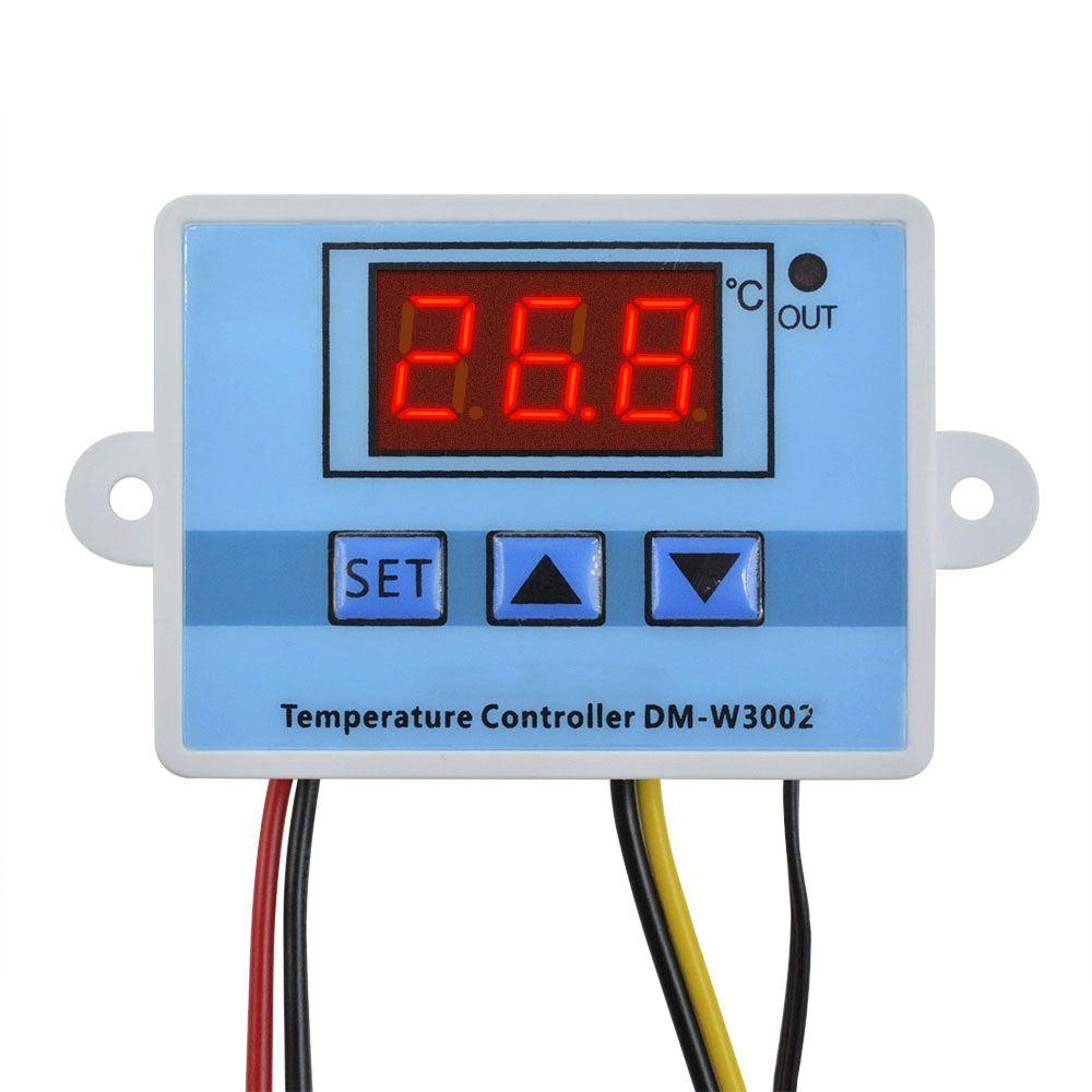 [Elegan] Pengontrol Suhu Dengan Sensor Probe XH-W3002 Switch Heating LED Digital Relay Out Thermostat Control