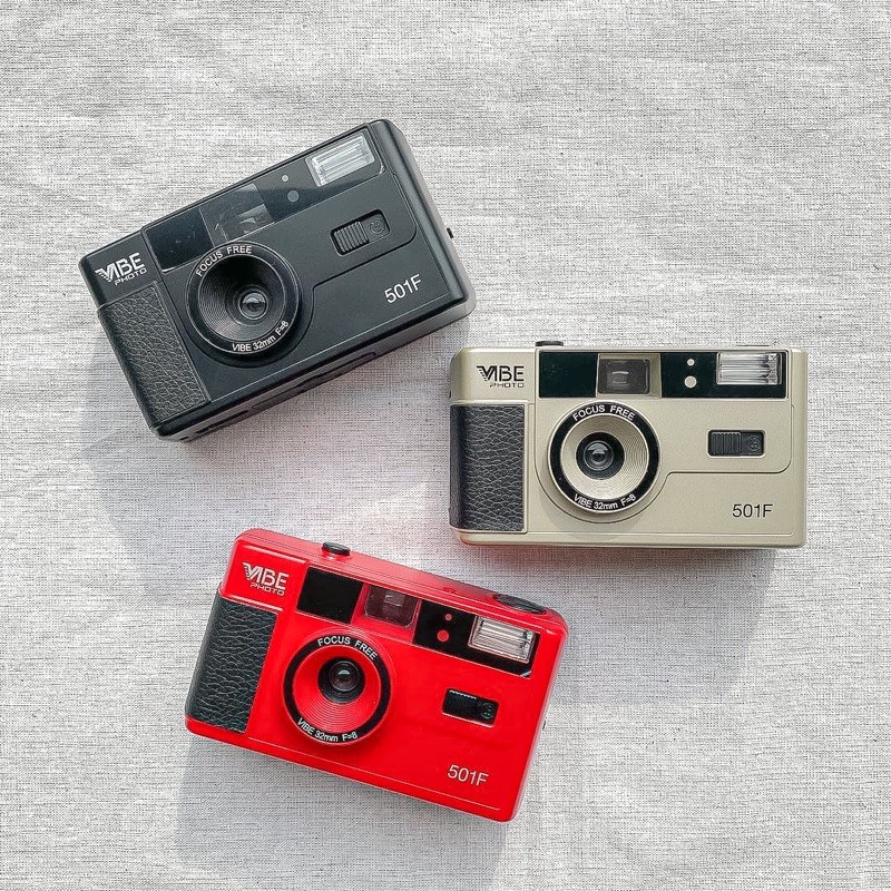 (ORIGINAL) Vibe Photo 501F Retro 35mm Reusable Film Camera-1