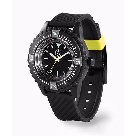 Q&Q QQ Smile Solar Jam Tangan Unisex Karet RP06J001Y Original