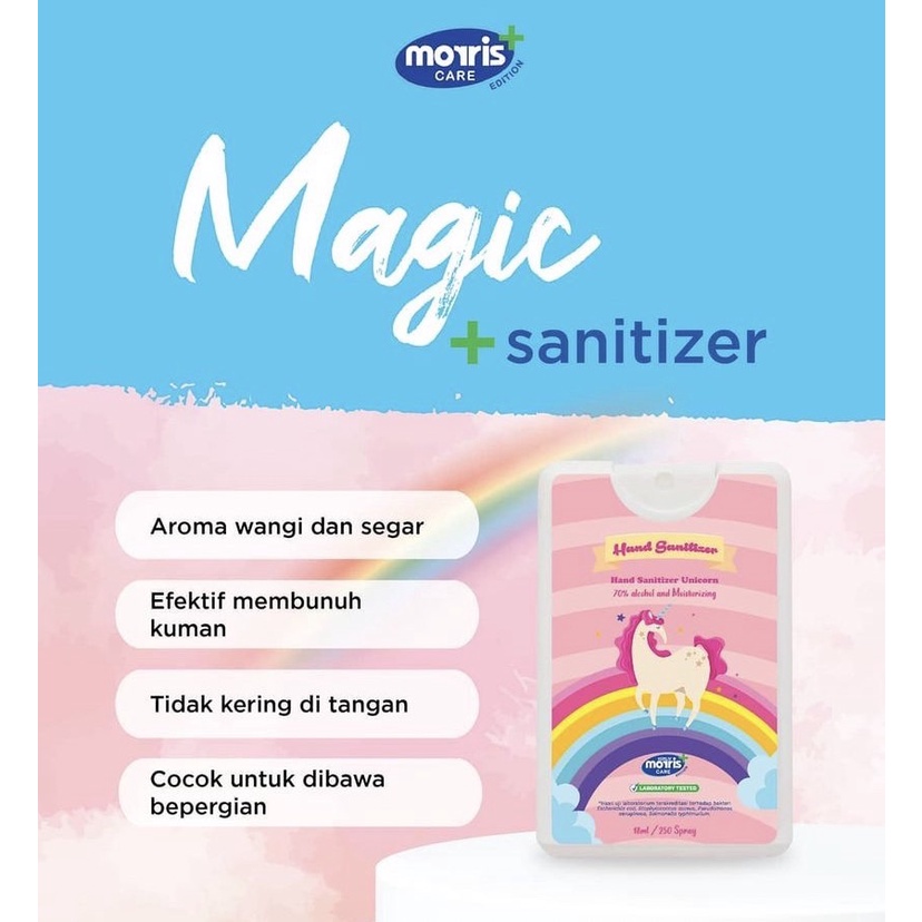 Morris Hand Sanitizer Girl Pocket Saku 18 ml
