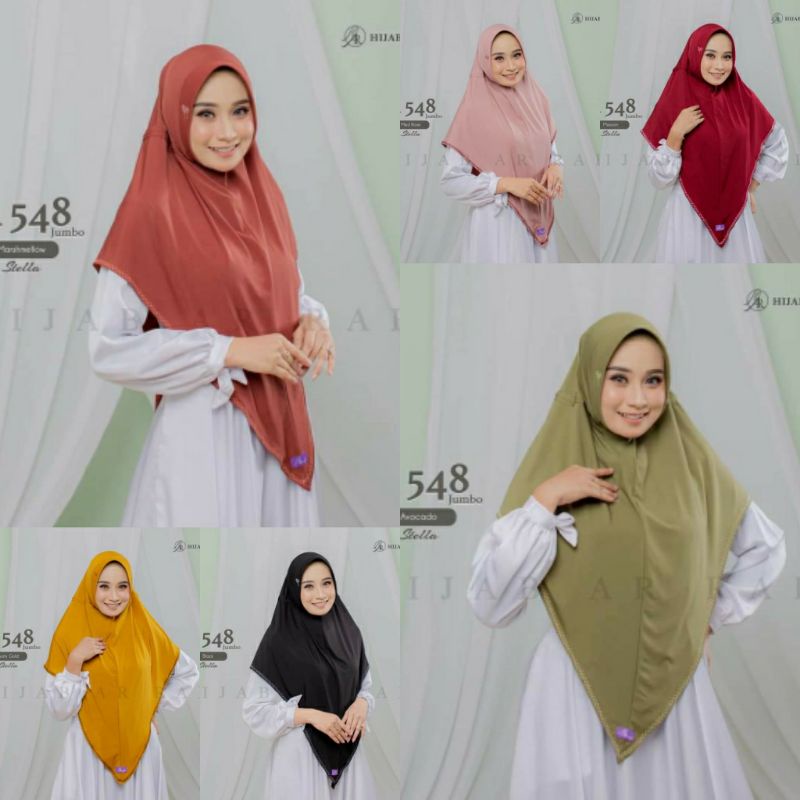 AR548 JUMBO II HIJAB JUMBO II NOVA ARRAFI II DISTRIBUTOR HIJAB