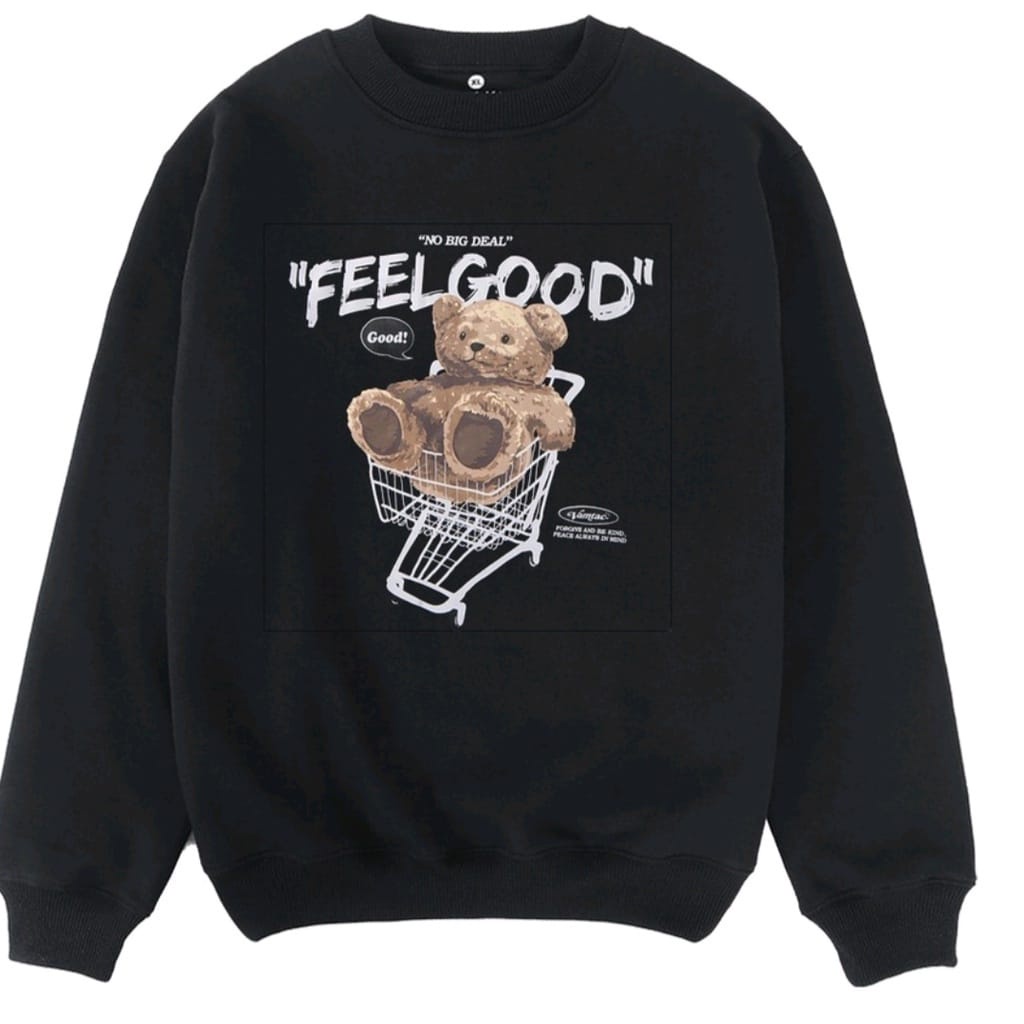 FEEL GOOD SWEATER OBLONG CREWNECK WANITA