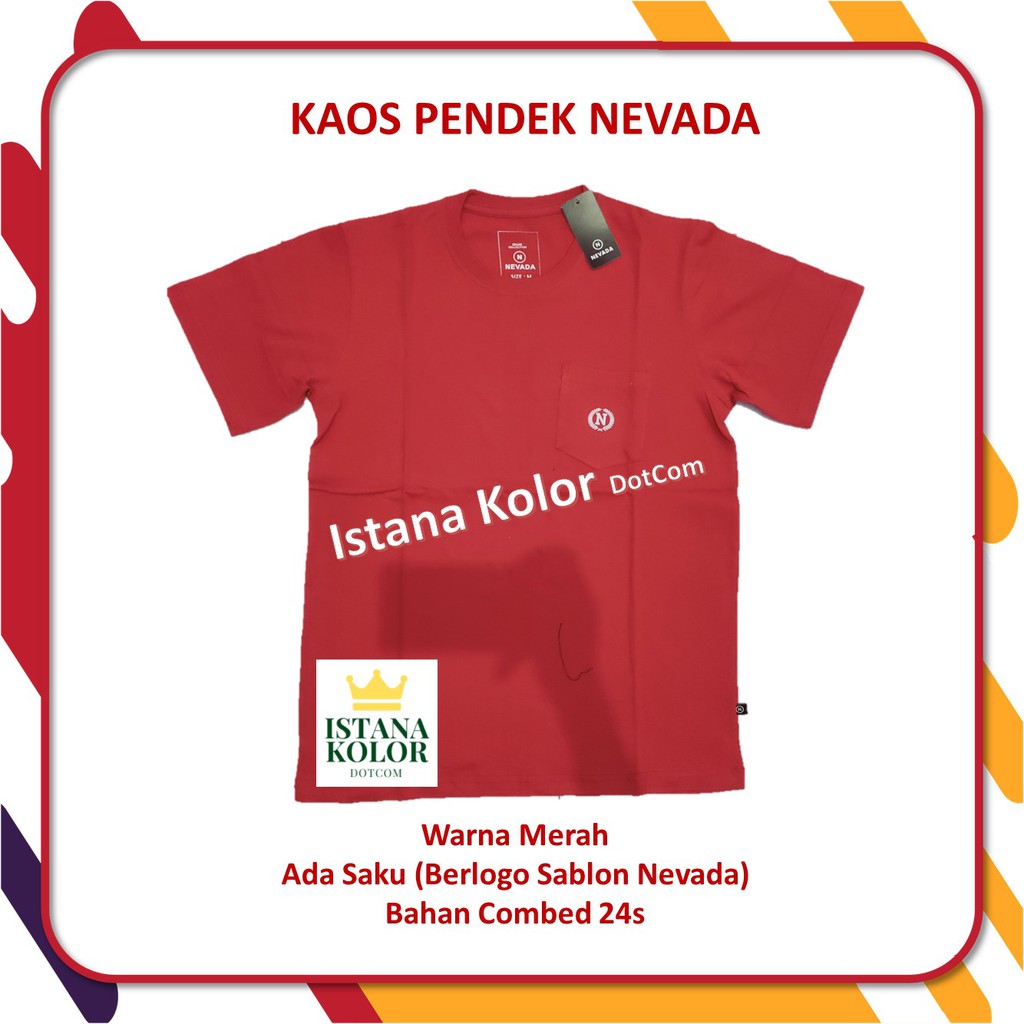 kaos nevada polos pria wanita remaja distro asli ori original matahari grosir murah model terbaru