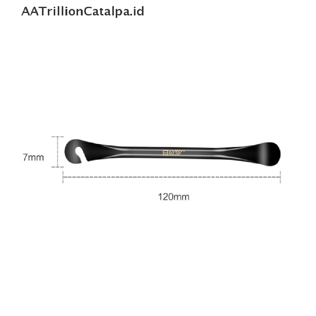 Aatrillioncatalpa 3PCS Kunci Pas Lengkung Bahan Metal Alloy Untuk Reparasi Ban Sepeda