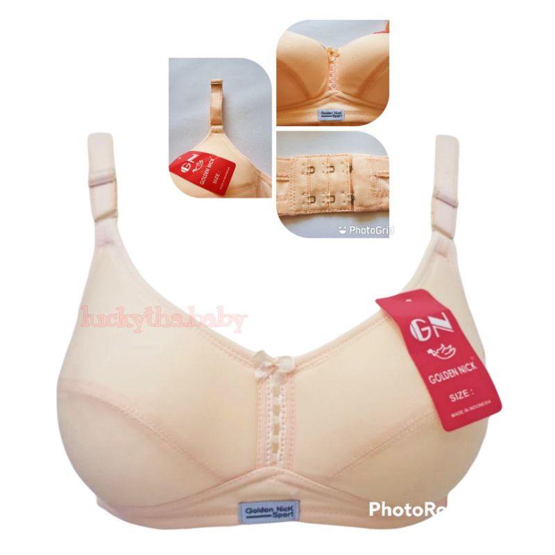 bra sport Golden Nick k364 busa tipis tanpa kawat / bh GN K 364 / SPORT BRA GOLDEN NICK K 364