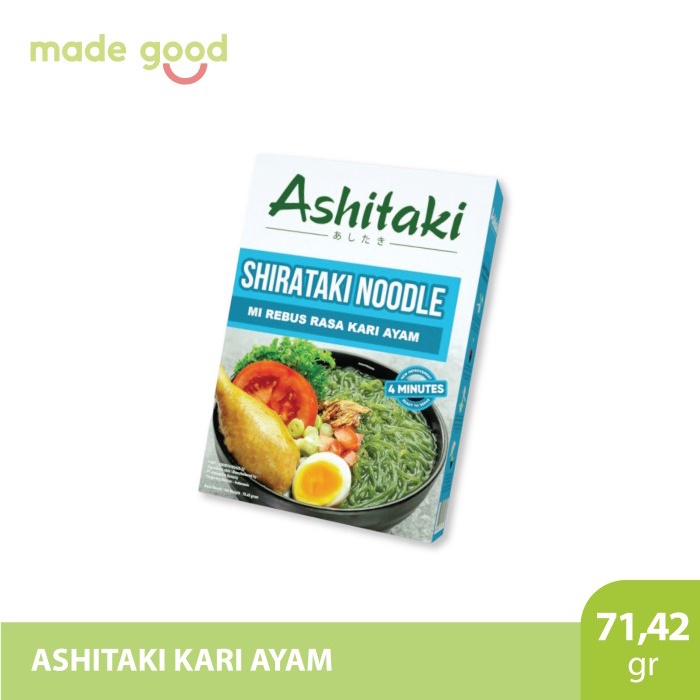 

Ashitaki - Mie Rendah Kalori Shirataki Tanpa Pengawet Mi Goreng Jepang