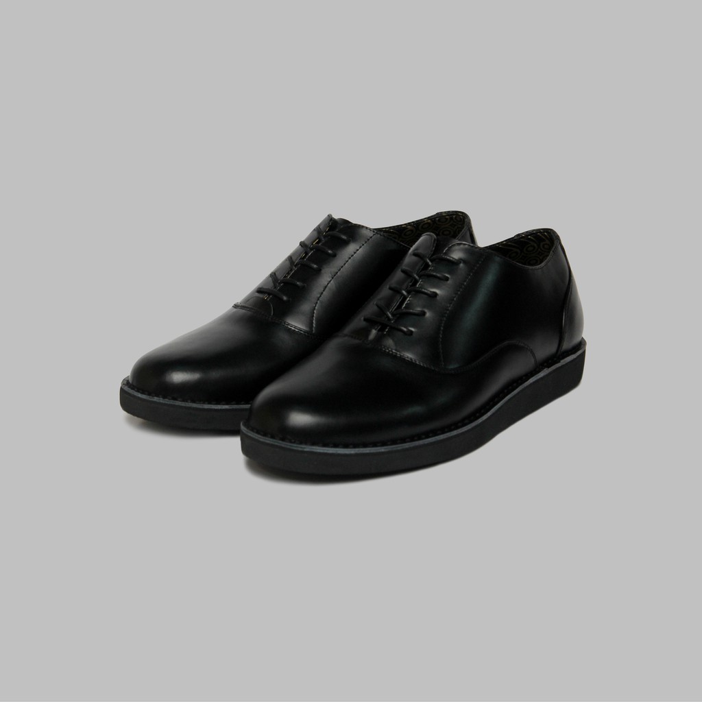 ARTAP Footwear - Sepatu Kulit Asli Pria - Flexton Full Black