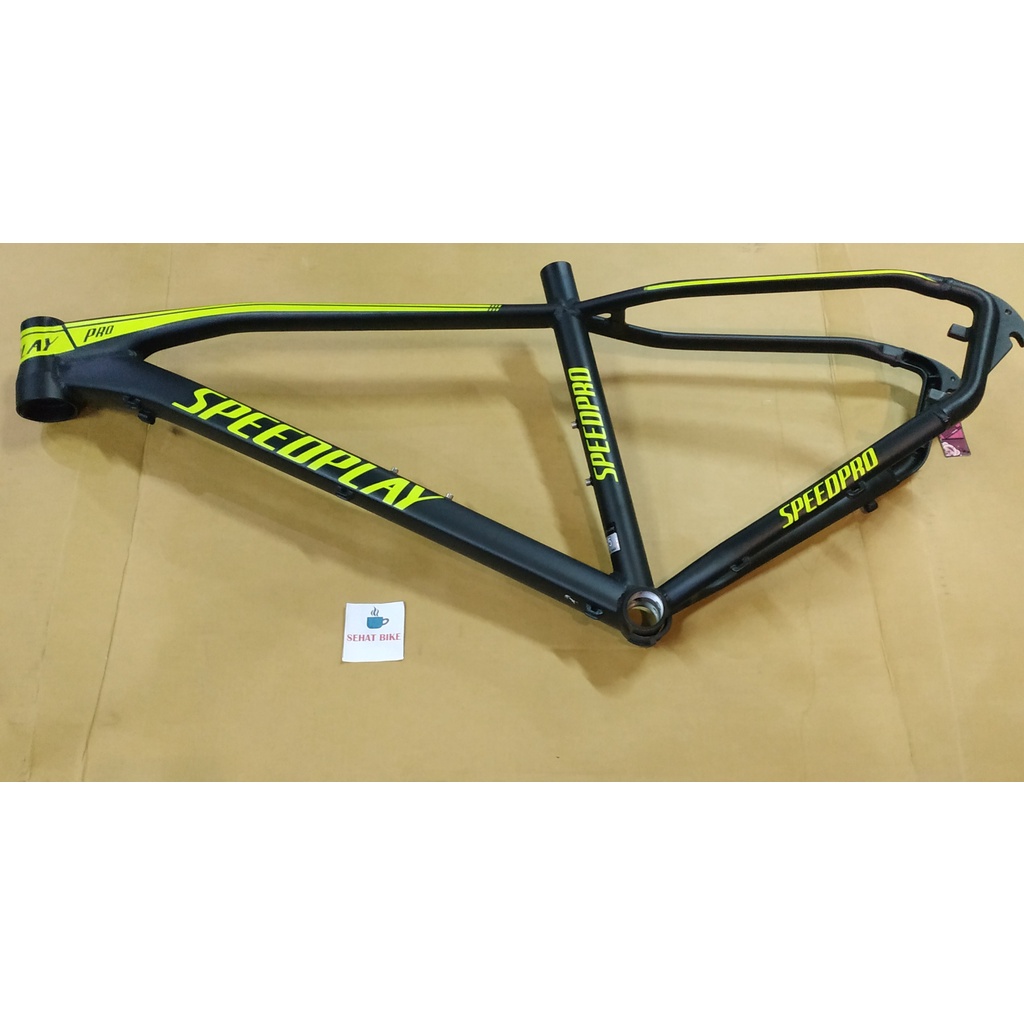 Frame Batang Sepeda Speedplay Mtb 27.5" Black Green Alloy Original