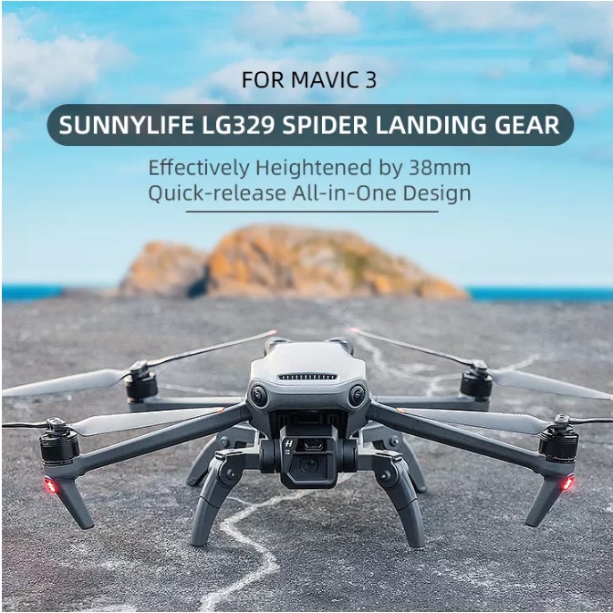 Sunnylife Landing Gear Heightened Spider Gears Support Leg DJI Mavic 3