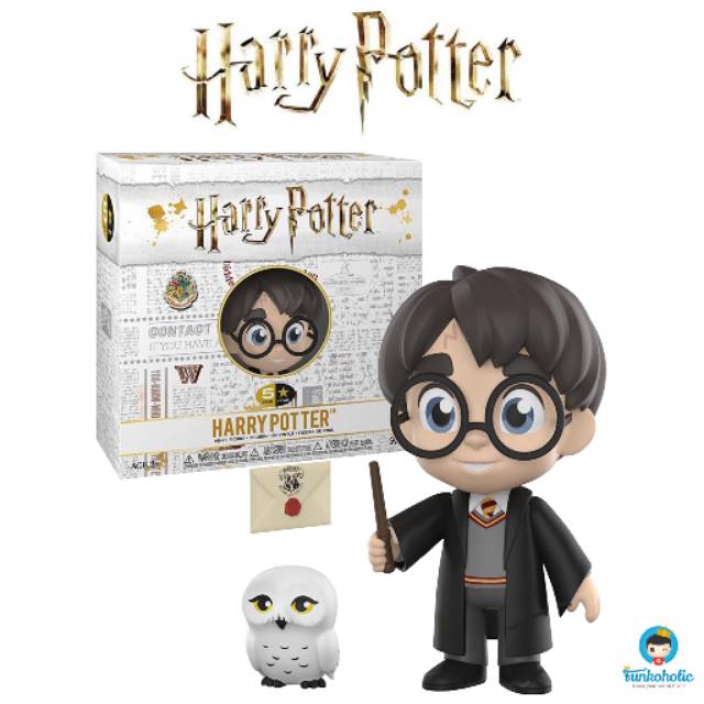 Funko 5 Star Harry Potter - Harry Potter (Robes) with Wand, Hogwarts Letter & Hedwig