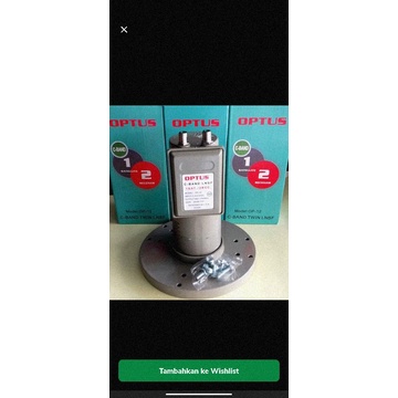 LNB C Band Single, Dual Output /Dual Receiver/Dual TV Optus