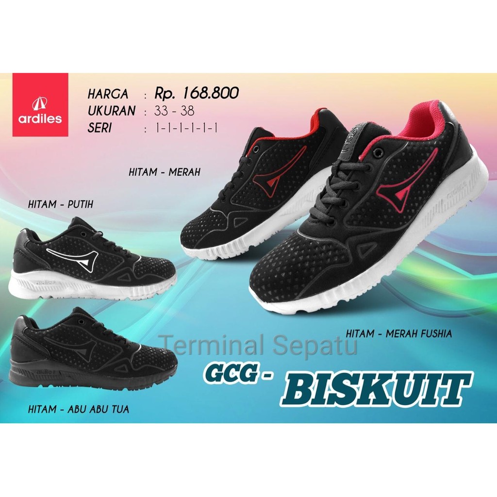 Sepatu anak Sneakers Ardiles Original tipe Biskuit - Medan