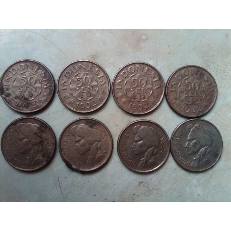 koin Indonesia koleksi tahun lama