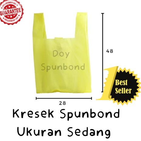 

➼ PROMO! KANTONG KRESEK SPUNBOND UKURAN SEDANG 28x45x12 (20pcs) | ♩