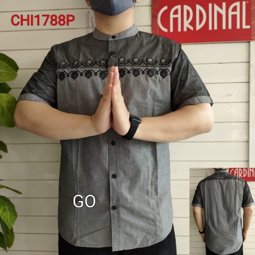 BB CARDINAL KEMEJA KOKO PRIA LENGAN PENDEK FORMAL Baju Cowok 100% Original