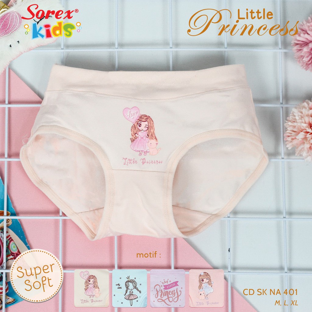 CD Sorex Celana Dalam Anak Perempuan NA Sorex Kids CD Anak Perempuan Super Soft