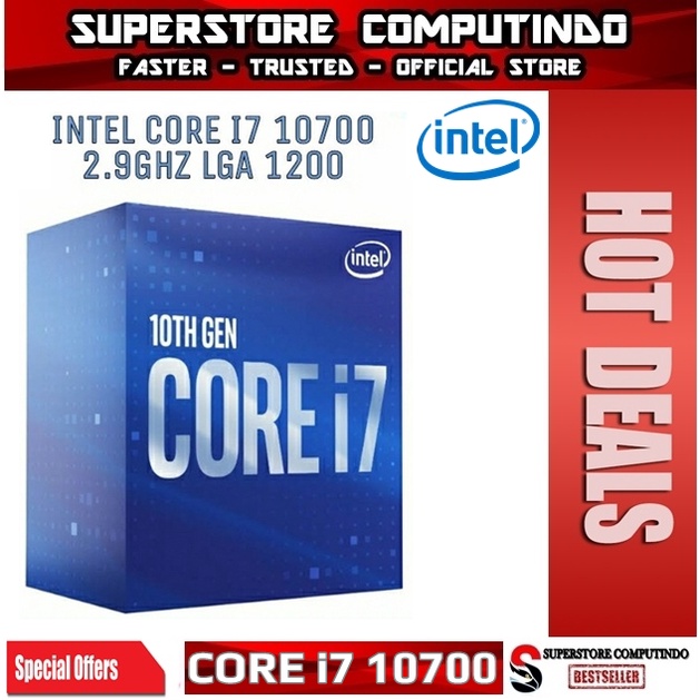 Processor Intel Core i7 10700 Box Comet Lake Socket LGA 1200